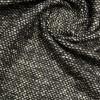 Трикотажная ткань пальтовая твид черная