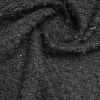 Трикотажная ткань пальтовая букле черная