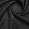 Трикотажная ткань костюмная лоден черная