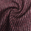 Пальтовая ткань бордовая полоска