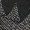Трикотажная ткань черно-серая многоцветная