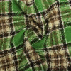 Пальтовая ткань зеленая клетка
