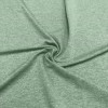 Трикотажная ткань футер светло-зеленая меланж