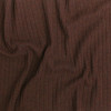 Трикотажная ткань коричневая крупная лапша