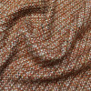 Ткань шанель коричневая пестротканая