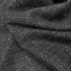Пальтовая ткань черно-серая