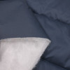 Курточная ткань Стежка полосы синяя
