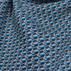 Ткань сатин из хлопка синяя диагональ