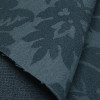 Мебельная ткань сине-серая принт пейсли