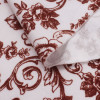 Мебельная ткань Велюр с цветочным принтом