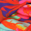 Ткань крепдешин разноцветная абстракция