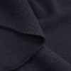 Пальтовая ткань Лоден шерстяная черно-синяя