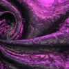 Ткань жаккард фиолетовая