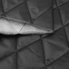 Курточная ткань Стежка ромбы Черный оникс