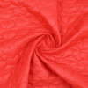 Курточная ткань Стежка сердечки красная