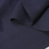 Трикотажная ткань пальтовая двусторонняя темно-синяя