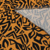 Плательная ткань льняная гепардовая