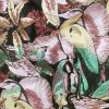 Пальтовая ткань жаккардовая цветочный мультипринт