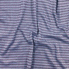 Трикотажная ткань джерси синий принт геометрия 
