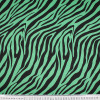 Ткань атласная иск. шелк зеленая анималистический принт