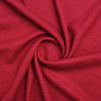 Трикотажная ткань пальтовая ярко-бордовая