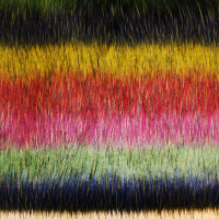 Мех искусственный многоцветный Италия