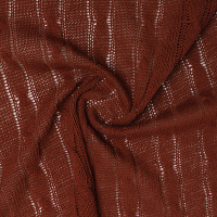 Трикотажная ткань шерстяная коричневая