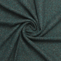 Пальтовая ткань темно-зеленая