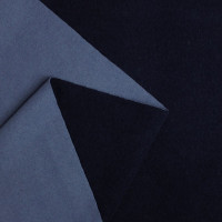Пальтовая ткань синяя двусторонняя