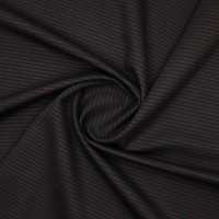 Трикотажная ткань джерси черный с полосами 100х140 см