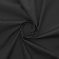 Сорочечная ткань Поплин черная