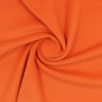 Пальтовая ткань шерстяная оранжевая 
