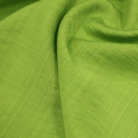 Плательная ткань желто-зеленая