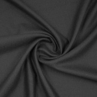Костюмная ткань Фланель черная 100х140 см 