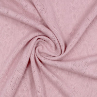 Трикотажная ткань Розовый ажур