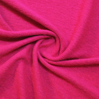 Ткань Вареная шерсть темно-розовая