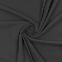 Трикотажная ткань флис черная