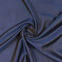 Подкладочная ткань жаккардовая, темно-синий цвет