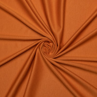 Трикотажная ткань LACOSTA  морковная