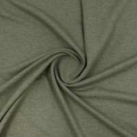 Трикотажная ткань футер светло-зеленая