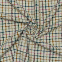Пальтовая ткань разноцветная мультиклетка