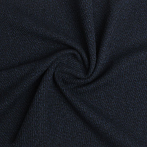 Пальтовая ткань шерстяная  темно-синяя дагональ