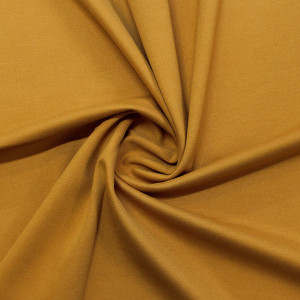 Трикотажная ткань темно-золотая