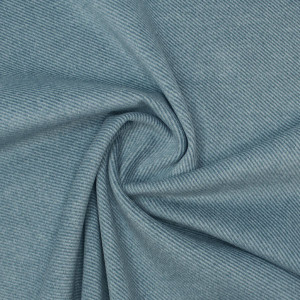 Пальтовая ткань светло-синяя диагональ