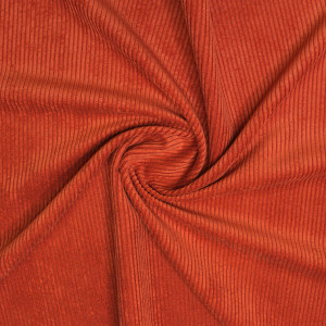 Ткань вельвет оранжево-коричневая 100х140 см