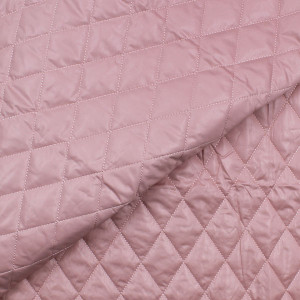 Курточная ткань Стежка розовая