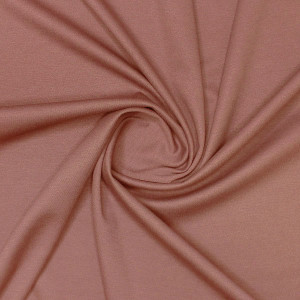Трикотажная ткань Lacosta красно-коричневая