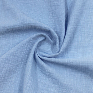 Ткань муслин голубая