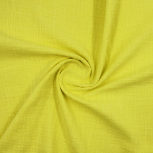 Ткань муслин ярко-желтая