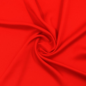 Плательная ткань рубиново-красная